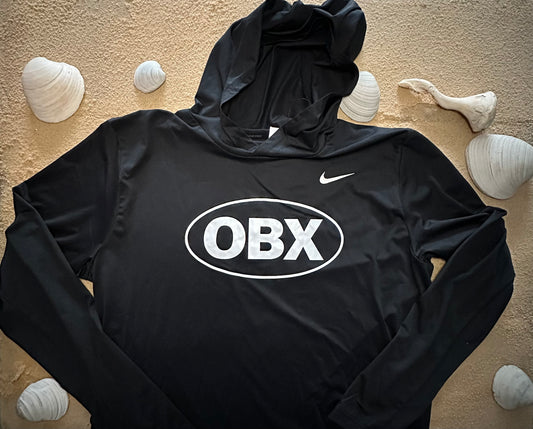 Men's  Outer Banks "OBX" Dri Fit Long Sleeve Hooded Shirt
