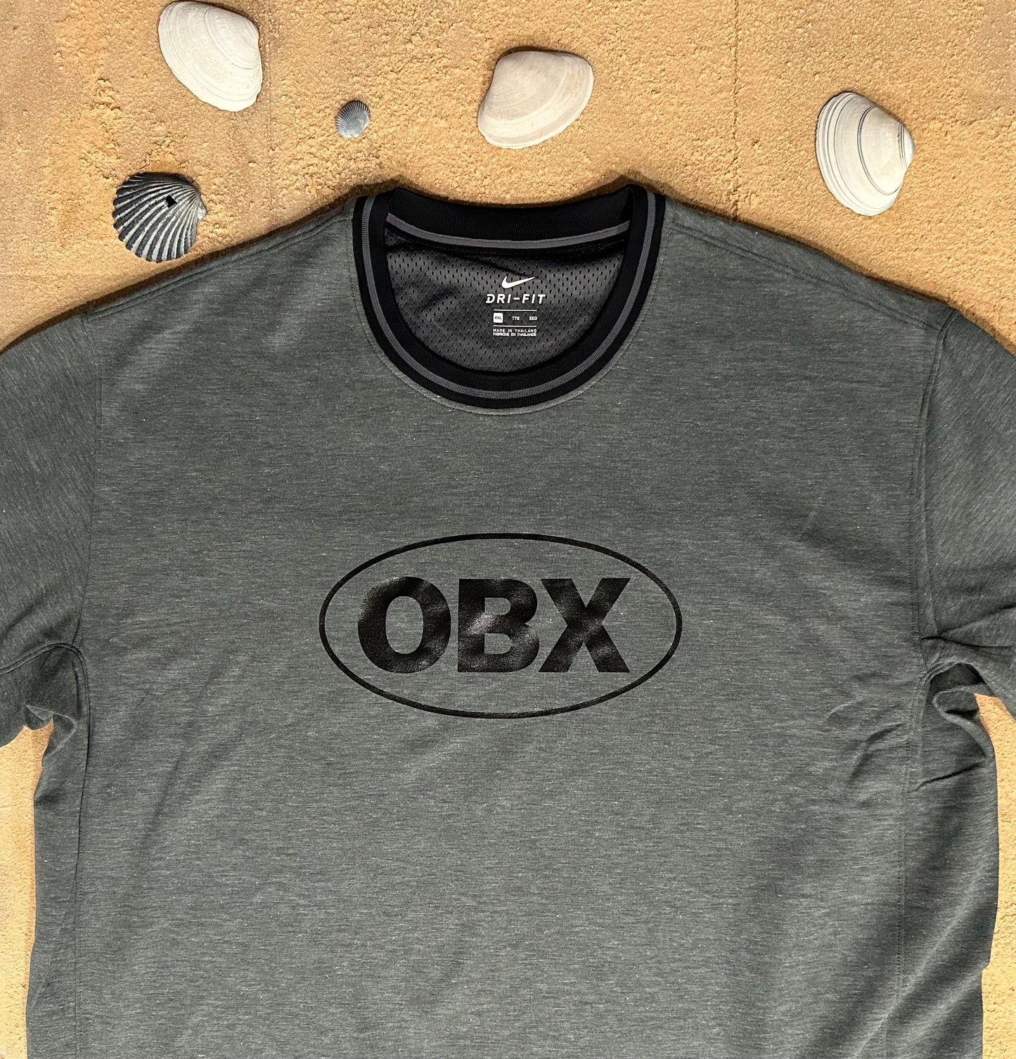 Grey S/S OBX Tee